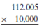 Multiply the following numbers.