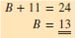 Solve the following equations for the unknown and prove your solutions.