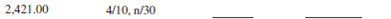 Calculate the cash discount and the net amount due for each of the following transactions.