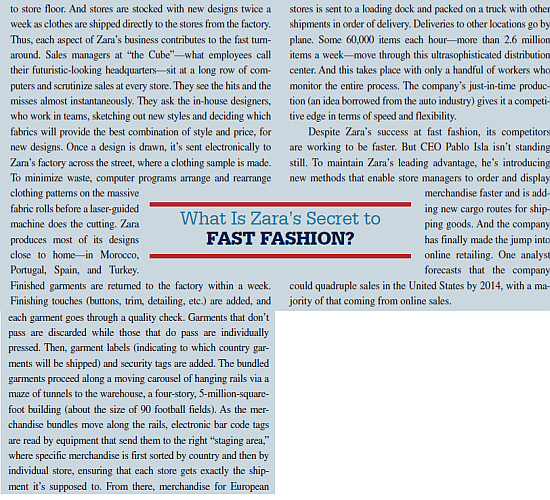 How might SWOT analysis be helpful to Inditex executives? To Zara store managers?