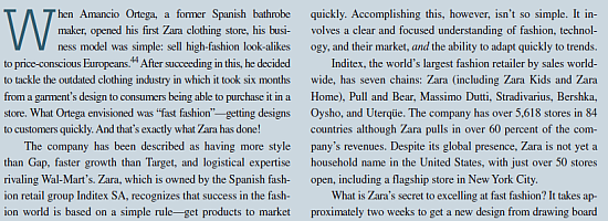 Do you think Zara's success is due to external or internal factors or both? Explain.