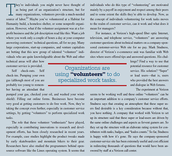 Do you think this approach could work for other types of work being done or in other types of organizations? Explain.