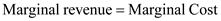 In perfect competition price and equilibrium quantity is determined by interaction of demand and supply. Firm is price taker. Price remains same if demand and supply forces do not change. Price, average revenue and marginal revenue are equal. a) Equilibrium production The market price is $20 per widget and marginal cost curve of firm is given by . Following is important condition for equilibrium Marginal revenue is equal to the price in perfect competition and marginal cost is b) Socially optimum production The firm's new process is polluting the air and social marginal cost . Price does not change. Condition for equilibrium is as follows:- Now equilibrium quantity has reduced from the 50 to 40. On substituting the value of in marginal cost function, Excise tax is equal to difference between market price and marginal cost:- Excise tax will be .
