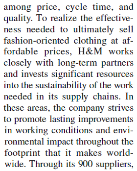 H M: The Retail-Clothing Giant If you worked for H M, what would you suggest that it focus on to become even larger than it is now Should it have its own factories Should it expand to more than the 64 countries (54 with stores and 10 online) that it is in now Should it control more of the global supply chains