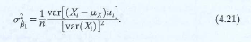 Suppose that Y i = 0 + 1 X i + ku i , where k is a non-zero constant and ( Y i , X i ) satisfy the three least squares assumptions. Show that the large sample variance of 1 is given by .