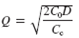 In Chapter, the formula for the optimal order quantity of an item, Q , given its demand, D , ordering cost, C o, and the cost of holding, or carrying, an item in inventory, C c , is as follows: The total inventory cost formula is Ordering cost, C o , and carrying cost, C c , are generally values that the company is often able to determine with certainty because they are internal costs, whereas demand, D , is usually not known with certainty because it is external to the company. However, in the order quantity formula given here, demand is treated as if it were certain. To consider the uncertainty of demand, it must be simulated. Using Crystal Ball, simulate the preceding formulas for Q and TC to determine their average values for an item, with C o = $150, C c = $0.75, and demand, D , that is normally distributed with a mean of 10,000 and a standard deviation of 4,000.