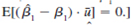 Let   0 and   l be the OLS intercept and slope estimators, respectively, and let u be the sample average of the errors (not the residuals!). (i) Show that B1 can be written as = B1 + V.. w.u. where w. = d./SST and d. = x. - x. ==1 w. = 0, to show that B1 and u are uncorrelated. [Hint: You are being asked to show that E[(fi1 - B1). u] = 0.] (iii) Show that B0 can be written as   .w i u i where w i =d i /SST X and d i = x i -    (iv) Use parts (i) along with   to show that   1 and   are uncorrelated. [Hint: You are being asked to show that    (iii) show that   0 can be written as    (iv). Use parts (ii) and (iii) to show that    (v) Do the algebra to simplify the expression in part (iv) to equation (2.58). [Hint:  