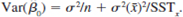 Let   0 and   l be the OLS intercept and slope estimators, respectively, and let u be the sample average of the errors (not the residuals!). (i) Show that B1 can be written as = B1 + V.. w.u. where w. = d./SST and d. = x. - x. ==1 w. = 0, to show that B1 and u are uncorrelated. [Hint: You are being asked to show that E[(fi1 - B1). u] = 0.] (iii) Show that B0 can be written as   .w i u i where w i =d i /SST X and d i = x i -    (iv) Use parts (i) along with   to show that   1 and   are uncorrelated. [Hint: You are being asked to show that    (iii) show that   0 can be written as    (iv). Use parts (ii) and (iii) to show that    (v) Do the algebra to simplify the expression in part (iv) to equation (2.58). [Hint:  