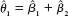 Consider the multiple regression model containing three independent variables, under Assumptions MLR.1 through MLR.4: y = 0 + 1 x 1 + 2 x 2 + 3 x 3 + u. You are interested in estimating the sum of the parameters on x1 and x2; call this 1 = 1 + 2 (i) Show that is an unbiased estimator of 1. (ii) Find Var( ) in terms of Var( ), Var( ), and Corr( , ).