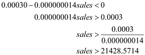 (i) The equation is given by: The marginal effect of on is given by: For the marginal effect to be negative, holds This implies, Hence, at the marginal effect of on become negative (ii) The t-statistic of the coefficient of is given by: At 29 degree of freedom and 5% level of significance critical (one-tailed) t-statistic is 1.699 which is less than the actual t-statistic, indicating that the variable is statistically significant at 5% level of significance. This ensures that the quadratic term should be included in the model. (iii) Consider: Since, is factored by 1000, the coefficient would be multiplied by 1000 and the standard error would be divided by 1000 Hence, the model becomes: (iv) For the purpose of reporting, the equation that would be preferred is given by: This is because, the coefficient has less decimal places