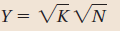 Consider the production function a. Compute output when K = 49 and N = 81. b. If both capital and labor double, what happens to output c. Is this production function characterized by constant returns to scale Explain. d. Write this production function as a relation between output per worker and capital per worker. e. Let K/N = 4. What is Y/N Now double K/N to 8. Does Y/N double as a result f. Does the relation between output per worker and capital per worker exhibit constant returns to scale g. Is your answer to (f ) the same as your answer to (c) Why or why not h. Plot the relation between output per worker and capital per worker. Does it have the same general shape as the relation in Figure 10-4 Explain.