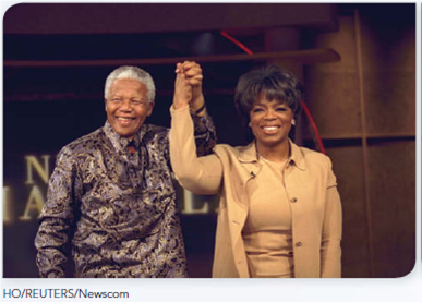 LEARN FROM ROLE MODELS I wanted to give this opportunity to girls who had a light so bright that not even poverty could dim that light. Oprah Thinks Now and Embraces the Future H aving grown up poor, Oprah Winfrey says she is grateful for getting a good education, calling it the most vital aspect of my life. She's now sharing that lesson through the Oprah Winfrey Leadership Academy for young women in South Africa. When the academy opened Winfrey said: I wanted to give this opportunity to girls who had a light so bright that not even poverty could dim that light. Her goal was for the new academy to be the best school in the world. Nelson Mandela, first president of non-apartheid South Africa, spoke at the opening ceremony and praised her vision. The key to any country's future is in educating its youth, said Mandela. Oprah is therefore not only investing in a few young individuals, but in the future of our country. One of the first students said: I would have had a completely different life if this hadn't happened to me. Even the best intentions couldn't guarantee that everything would go according to Winfrey's plan. Not long after the academy launched, it was hit by scandal over alleged abuse of students by a dorm matron. Oprah quickly apologized to the students and their families, and rededicated herself to the school. I think that crisis is there to teach you about life, she said. The school is going to be even better because that happened. FIND THE INSPIRATION In what ways do Oprah's objectives for the leadership academy reflect her life and past experiences Can you make plans that will include social contributions in the future Are you adaptable in your plans as Oprah appears to be, or more fixed What are the implications of your approach for your professional and personal goals, and what you accomplish