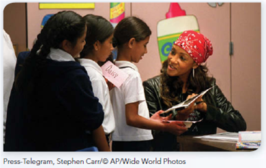 LEARN FROM ROLE MODELS We can provide an excellent education for kids in low-income communities... they can achieve at the highest levels. Wendy Kopp Tackles Culture of Low Achievement W endy Kopp, founder and CEO of Teach for America, proposed the creation of her nonprofit organization in an undergraduate thesis at Princeton University. Two short decades later, her strategic leadership had inspired more than 38,000 teacher participants and reached more than 3 million children nationwide. Kopp's vision as a college student was to eliminate educational inequities, regardless of a child's family income. That vision still guides Teach for America's strategy. Kopp's ability to engage in continuous change and performance enhancement is part of her organization's success story. Change is Possible, states the organization's website: We can provide an excellent education for kids in low-income communities... they can achieve at the highest levels. Part of Kopp's strategy was to identify target priority regions like Detroit and Memphis. Well over half of the regions in need have requested math and science teachers. The demand for subject areas such as early childhood education, special education, and Spanish/ bilingual education remains strong. Teach for America's goal is to help children growing up in poverty beat what Kopp calls the culture of low achievement. Her strategy is to enlist high-achieving, recent college graduates and professionals to make a difference by serving two-year teaching stints in low-income urban and rural communities. That's a teachable moment! FIND THE INSPIRATION How much of Teach for America's success is due to Kopp's clear and compelling vision for social change What lessons on the link between vision and strategy does this example offer organizations across all industries Is it easier to inspire people to implement strategy in a nonprofit context with a social mission than it is in a business that is profit driven How can the leader of a for-profit business generate strong employee commitment to the firm's strategy and vision