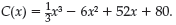 The only choice variable is x. The total benefit function is B ( x ) = 100 x - 2 x 2 , and the total cost function is a. What are the marginal benefit and marginal cost functions? b. Set up the net benefit function and then determine the level of x that maximizes net benefit. (Use the positive value of x. ) c. What is the maximum level of net benefit?