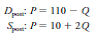Assume that before the ice storm of 2003, the weekly demand and supply for ice in the Rochester Metro Area was given by the following equations: a. Draw a graph representing the Rochester ice market before the storm and label it carefully. What was the equilibrium price for the Rochester ice market before the storm And the total quantity of ice traded b. As a result of the ice storm, electricity went out in the Rochester area. The demand for ice increased due to the lack of electricity to power refrigerators. The lack of power also caused the supply to decrease. Ice producers were still able to produce some ice using electric generators. Other ice had to be imported from other areas with power. The relevant poststorm equations are the following: Draw a graph representing the Rochester ice market after the storm and label it carefully. What is the new equilibrium price What is the quantity c. An open-ad in a local newspaper, commenting on the dramatic increase in price of ice following the storm, stated: Obviously, avarice and greed won out over decency and morality as ice-vendors took advantage of the ice storm to increase prices and gouge their loyal customers. Do you agree with this statement Explain.