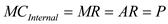 The industrial demand function is given by . Firms in this industry are generating negative externality and therefore they face two types of cost: an external cost which is the cost of production and an internal cost which is the cost of the harm they create on society via externality. a)The cost of the externality created by the industry is not internalized by the firms. From society's perspective, firms need to incorporate this internal cost in their cost analysis. Hence the socially efficient level of output is the one that equilibrates market demand to the marginal cost to the society. Marginal cost to the society is the sum of both internal and external marginal cost, the industry is facing. Therefore, the social marginal cost is: Compute the socially efficient level of output by equating with marked demand : Thus the socially efficient level of output is 9.09 units. b)A competitive industry produces a level of output by equating its Internal Marginal Cost with the Price (more precisely, ). This implies: Hence a competitive industry produces 12.5 units. c)A monopolist ignores the societal damage it causes through its actions and produces a level of output at which its Internal Marginal Cost equals the Marginal Revenue. The latter is the first derivative of Total revenue: Compute the quantity produced by the incumbent monopolist by equating Marginal cost and Marginal Revenue: Therefore, a monopolist produces 10 units of output. d)To encourage the monopoly to produce socially efficient level of output, government may force firms to internalize the costs of externality created by them. This can be done by targeted policies that shift the internal cost of production up to a point where it equals the social cost of production. To force such internalization, taxing the monopolist for the externality created, imposing restrictions on the amount of a negative externality generated, enforcing property rights are some of the policy measures that the government can initiate.