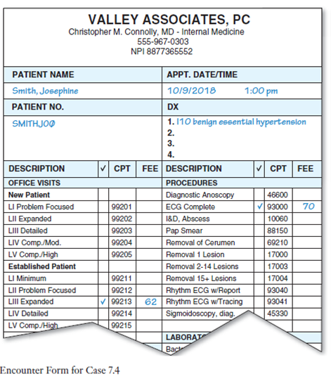 From the Patient Information Form A. What diagnosis code is being reported on the claim? B. What amount is being billed on the claim? C. What two data elements should be reported because a referral is involved? D. What claim control number would you assign to the claim? E. What claim filing indicator code would you assign?