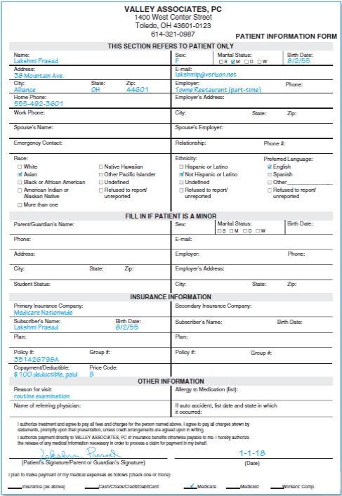 Patient: Lakshmi Prasad