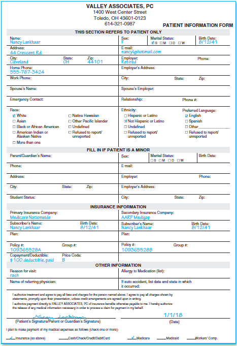 Patient: Nancy Lankhaar