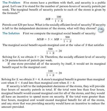 Repeat Worked-Out Problem 20.3 (calculus version), but assume that the benefit function for each store is Worked-Out Problem 20.3