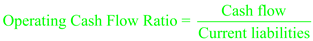 We are asked to choose the appropriate solution from the given options to complete the given statement. Ratio analysis : The correct answer is option D. serves as an initial evaluation of the adequacy of an investment's expected cash flow. Cash Flow Ratios are used to assess the cash position of the business. Following are the main cash flow-based financial ratios and the calculations: Formula: (Source: http://financelearners.blogspot.com/2011/06/cash-flow-ratios-analysis-formula.html)