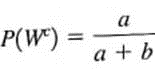 Expand Your Knowledge: Odds Against Betting odds are usually stated against the event happing (against winning). The odds against event W are the ratio . In horse racing, the betting odds are based on the probability that the horse does not win. (a) Show that if we are given the odds against an event W as a:b , the probability of not W is given by . Hint: Solve the equation for P ( W c ). (b) In a recent Kentucky Derby, the betting odds for the favorite horse, Point Given, were 9 to 5. Use these odds to compute the probability that Point Given would lose the race. What is the probability that Point Given would win the race (c) In the same race, the betting odds for the horse Monarchos were 6 to 1. Use these odds to estimate the probability that Monarchos would lose the race. What is the probability that Monarchos would win the race d) Invisible Ink was a long shot, with betting odds of 30 to 1. Use these odds to estimate the probability that Invisible Ink would lose the race. What is the probability the horse would win the race For further information on the Kentucky Derby, visit the Brase/Brase statistics site at http://www.cengagerbrain.com and find the link to the Kentucky Derby.