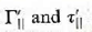 In some books the reflection and transmission coefficients for parallel polarization are defined as the ratios of the amplitude of the tangential components of the reflected andtransmitted E fields, respectively, to the amplitude of the tangential component of theincident E field. Let the coefficients defined in this manner be designated respectively. a) Find in terms of n 1 , n 2 , i and i t and compare them with and t m in Eqs. (8-221) and (8-222). b) Find the relation between , and compare it with Eq. (8-223).