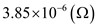 (a) Consider the formula for radiation resistance of the small rectangular loop antenna. …… (1) Where, is denoted as radiation resistance. Substitute for in equation (1). …… (2) Hence, the radiation resistance of small rectangular loop antenna is (b) Consider the formula for total input power. …… (3) Where, is denoted as input power, is denoted as power loss, is denoted as radiated power. Consider the formula for power loss. …… (4) Where, is denoted as loss resistance. Consider the formula for radiated power. …… (5) Where, is denoted as radiation resistance. Consider the formula for radiation efficiency. …… (6) Where, is denoted as the Radiation efficiency. Substitute equation (3) in equation (6), …… (7) Consider the formula for loss resistance in a copper wire. …… (8) Where, is denoted as surface resistance. dl is denoted as length of antenna. a is denoted as radius of the copper wire Consider the condition and in equation (8) rewritten as …… (9) Consider the formula for the surface resistance. …… (10) Where, is denoted as conductivity of the copper . f is denoted as operating frequency. Hence, the expression for radiation efficiency is (c) Substitute for , 1MHz for f and for in equation (10). Convert millimeter to meter. Consider the formula for is, Substitute for c and 1 MHz for f. Calculate the value of Thus, the value of is . Consider the antenna length (4) for dl in square loop. Substitute for , for a and for b in equation (8). Substitute for , 1 for and 1 for in equation (2). Substitute for and for in equation (7). Hence, the radiation resistance in and radiation efficiency is . Comparison between circular loop and rectangular loop antenna is tabulated in table 1 Table 1 Hence, the comparison of circular loop and rectangular loop antenna is tabulated.