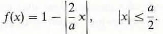 Do Problem for a uniform-phased cosinusoidal amplitude distribution and compare your results with those obtained in Example 11-13 for a uniform field distribution. Problem: Assume that the field in an a × b rectangular aperture in an xy -plane is linearly polarized in the y-direction and that the aperture excitation has a uniform phase and a triangular amplitude distribution Find (a) the pattern function in the xz -plane, (b) the half-power beamwidth, (c) the location of the first nulls, and (d) the level of the first sidelobes. Compare the results with those obtained in Example 11-13 for uniform field distribution.