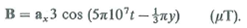 The circuit in Fig. 6-9 is situated in a magnetic field Assuming R = 15(Ω ) , find the current i.