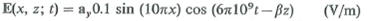 Given that in air, find H ( x , z ; t ) and .