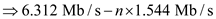 (a) At each multiplexing level some overhead bits are added for synchronization purpose. The lowest TDM level of the digital service scheme, 24 channels of each are multiplexed into a channels. At digital system the overhead is, Thus, overhead that is added at channel is .(b)The number of channels can be accommodated into digital system are, Select maximum possible integer value such that term should not greater than . Thus, Four channels can accommodate into digital system .At digital system the overhead is, Thus, overhead that is added at channel is .(c)The number of channels can be accommodated into digital system are, Select maximum possible integer value such that term should not greater than . Thus, seven channels can accommodate into digital system .At digital system the overhead is, Thus, overhead that is added at channel is .(d)The number of channels can be accommodated into digital system are, Select maximum possible integer value must be multiples of 24 and term should not greater than . Thus, 672 channels can accommodate into digital system .At digital system the overhead with respect to is, Thus, overhead that is added at channel is .