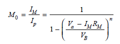 The low-frequency gain M 0 of an avalanche photodiode depends on the carrier ionization rate and on the width of the multiplication region, both of which depend on the applied reverse-bias voltage V a. This gain can be described by the empirical relationship 33 (P6.4) where V B is the breakdown voltage at which M 0 goes to infinity ( M 0 ), I M is the total multiplied current, and R M accounts for the photodiode series resistance and the detector load resistance. The exponential factor n depends on the semiconductor material and its doping profile. Its value varies between about 2.5 and 7. ( a ) Show that for applied voltages near the breakdown voltage, at which point V B » I M R M , Eq. (P6.4) can be approximated by ( b ) The maximum value of M 0 occurs when V a = V B. Show that, at this point,