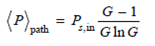 Consider a cascaded chain of k fiber-plus-EDFA combinations, as shown in Fig. 11.24. Fig. 11.24 Cascaded EDFA chain ( a ) Show that the path-averaged signal power is ( b ) Derive the path-averaged ASE power given by Eq. (11.42).