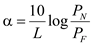 Refer to equation 14.2 from the text book to calculate uncertainty in the attenuation accuracy. The average loss is given by Here and are output powers of the near and far ends of the fiber, respectively and L is the separation of the two measurement points. Rearrange the equation with near and far end length of the fiber . Since the output voltage from the photo detector is proportional to the optical power, we can write the equation 14.2 as follows. Now, calculate the uncertainty in the attenuation accuracy is, Since, , refer to equation 14.19 from the text book and then substitute two power measurements are in the expression as follows: So, the uncertainty in the attenuation accuracy is . For determine better sensitivity than as follows; Consider , then So, the fiber is to get a better sensitivity than is . Hence, the uncertainty in the attenuation accuracy and better sensitivity of the fiber is calculated.
