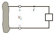 Determine the amount of power absorbed or supplied by the element in Fig. P1.20 if (a) V 1 = 9 V and I = 2A (b) V 1 = 9 V and I = 3A (c) V 1 = 12 V and I = 2A (d) V 1 = 12 V and I = 3A Figure P1.20