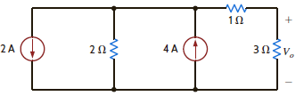 What is the voltage V 0 in the circuit in Fig. 2PFE-9 a. 2 V b. 8 V c. 5 V d. 12 V Figure 2PFE-9