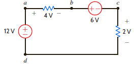 Find V bd in the circuit in Fig. P2.17. Figure P2.17