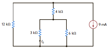 Find I 0 in Fig. E2.21. Figure E2.21