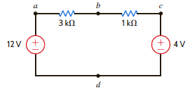 Find V bd in the network in Fig. P2.33. Figure P2.33