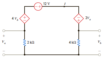 Find the power absorbed or supplied by the 12-V source in the network in Fig. P2.45. Figure P2.45