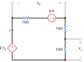 Find V 0 in the circuit in Fig. P2.46.     Figure P2.46
