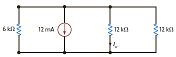 Find I 0 in the network in Fig. P2.48. Figure P2.48
