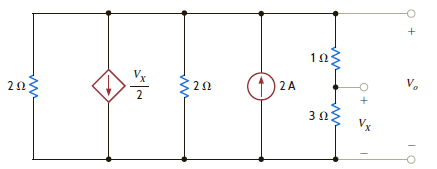 Find V 0 in the circuit in Fig. P2.54. Figure P2.54