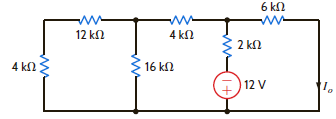 Determine I 0 in the circuit in Fig. P2.77. Figure P2.77