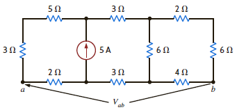 Find V ab in the network in Fig. P2.80. Figure P2.80