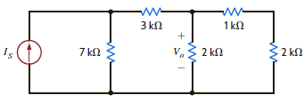 In the network in Fig. P2.96, V 0 = 6 V. Find I S. Figure P2.96