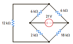 Find the power absorbed by the network in Fig. P2.107. Figure P2.107