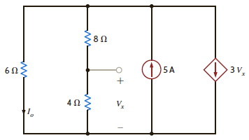 Find I 0 in the network in Fig. P2.126. Figure P2.126