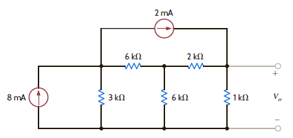 Use nodal analysis to find V o in Fig. E3.3. Figure E3.3